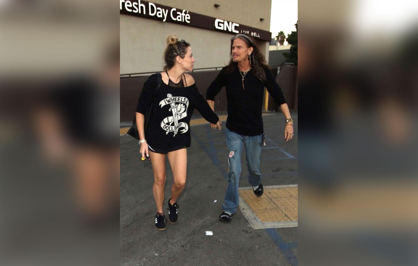 Steven Tyler Spotted Out With Younger Girlfriend After Seizure