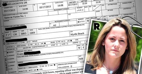 Jenelle Evans Police Report