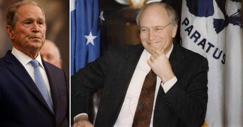 Composite photo of George W. Bush and Dick Cheney
