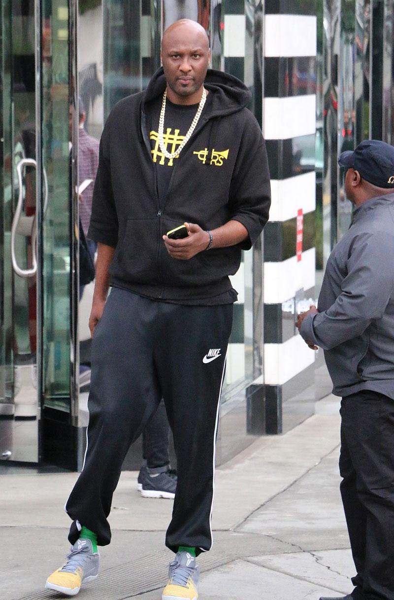 Lamar Odom Rehab First Appearance