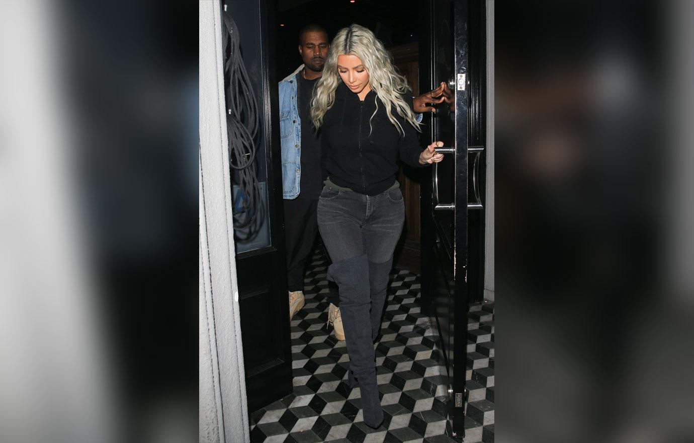 Kim Kardashian Kanye West Date Night Surrogate Baby