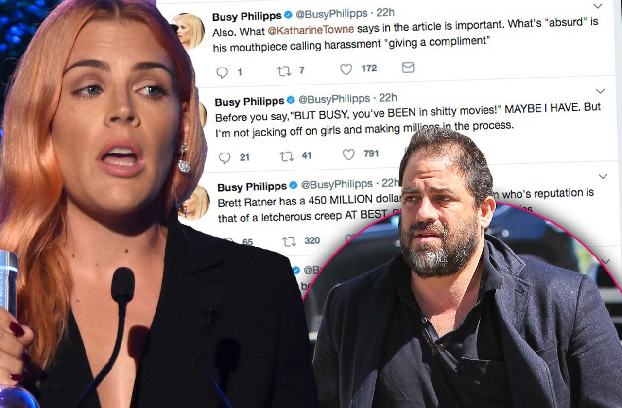 Busy Philipps Bashes ‘creep Brett Ratner Over Sexual