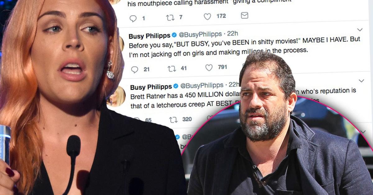 Busy Philipps Bashes ‘Creep’ Brett Ratner Over Sexual Assault Scandal