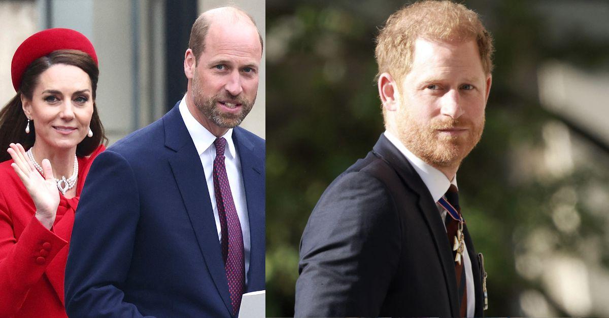 Kate Middleton is said to be 'torn' as Prince William resists peace talks with Prince Harry.