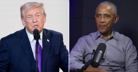 split image of Donald Trump and Barack Obama