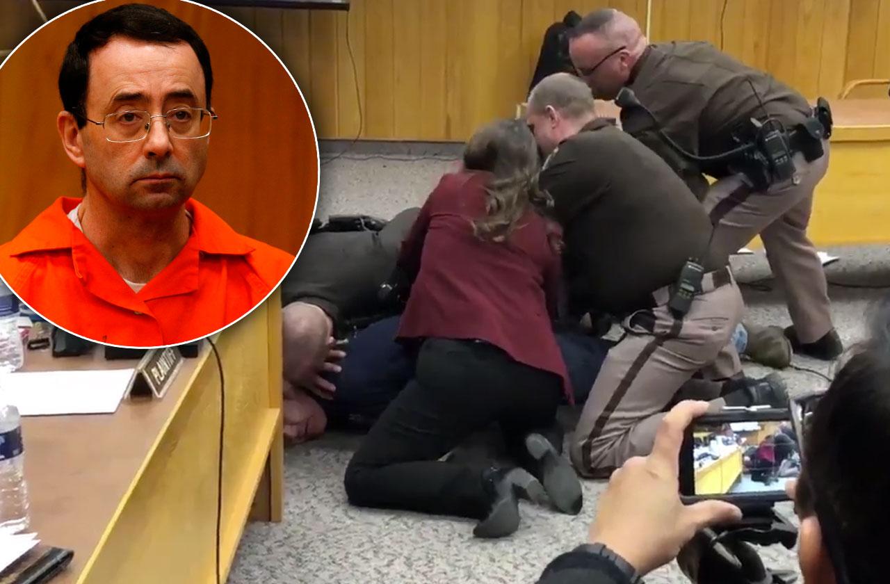 Father Lunges Larry Nassar Court Video