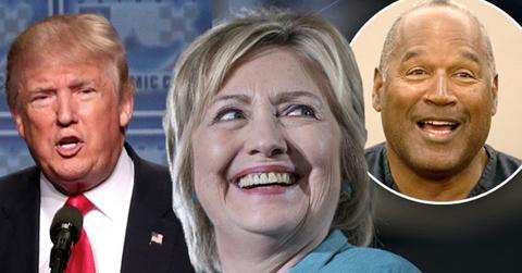 //oj simpson vote hillary clinton presidential campaign donald trump diss pp