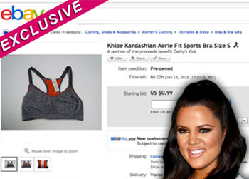//khloe kardashian selling ebay