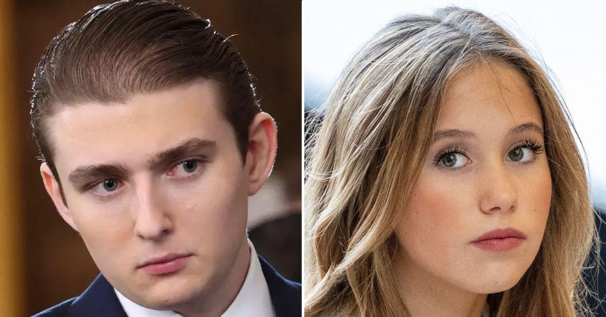 Composite photo of Barron Trump and Princess Isabella