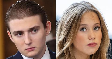 Composite photo of Barron Trump and Princess Isabella