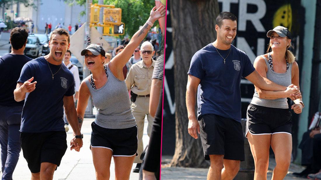 Miranda Lambert and husband Brendan McLoughlin are all smiles during romantic stroll in NYC-