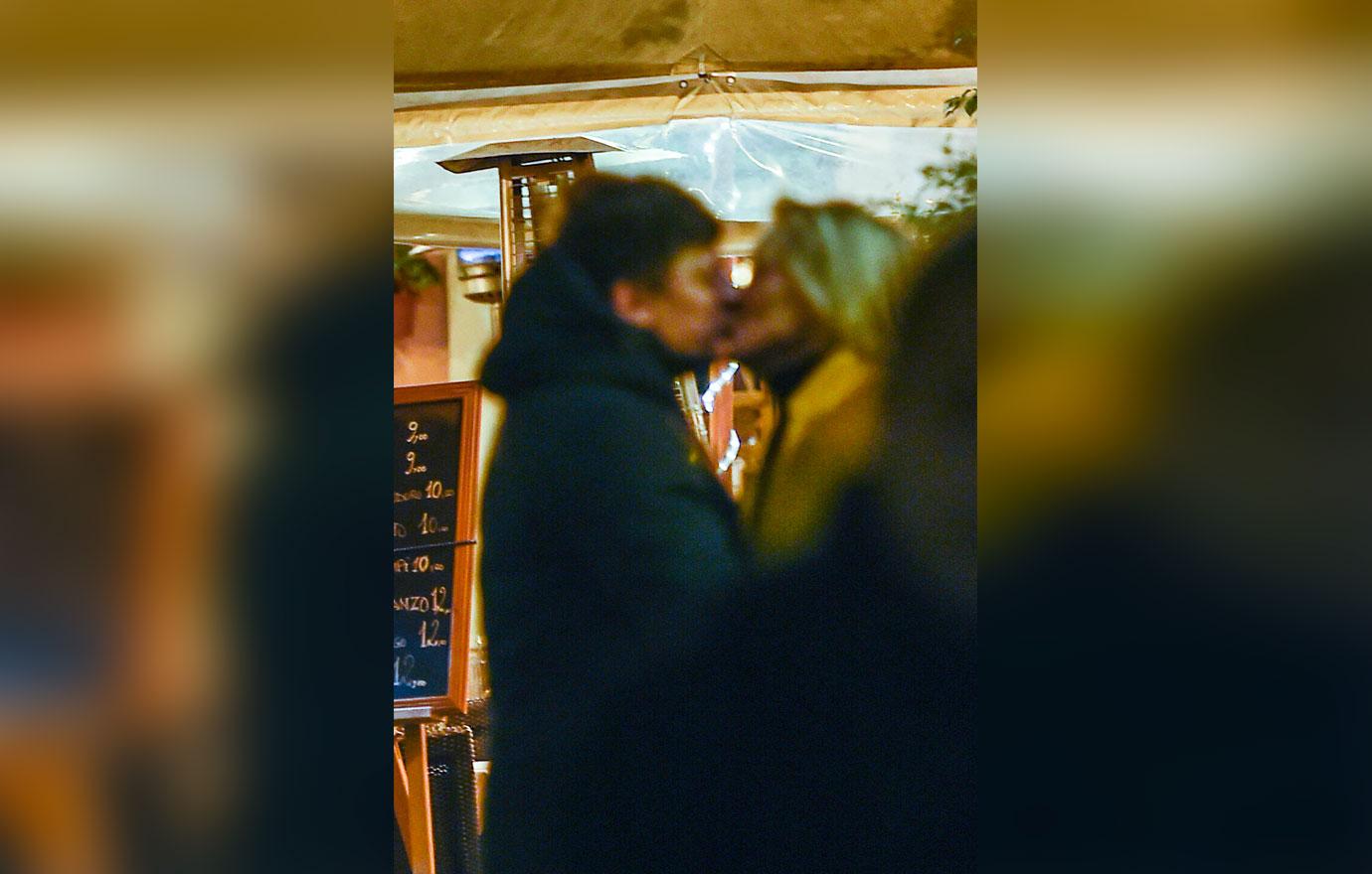 Sharon Stone Kisses Italian Boyfriend Enzo Cursio