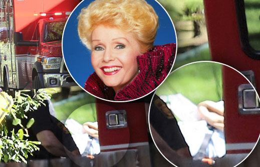 //debbie reynolds dead ambulance last photo pp