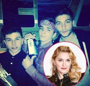 madonna son rocco alcohol