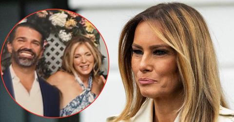 Composite photo of Donald Trump Jr., Marla Maples and Melania Trump.