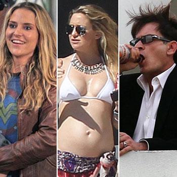 THE WEEK IN PHOTOS: Brooke Mueller And Denise Richards Play Mom, Kate  Hudson Shows Off Bikini Bump, Charlie Sheen Carries On 'Winning', Miley  Cyrus Goes Postal & More!