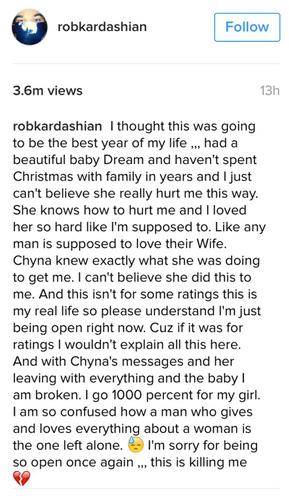 Blac Chyna Claims Ex Rob Kardashian ‘Is Mentally Ill' Following