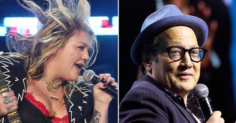 Composite photo of Elle King and Rob Schneider.