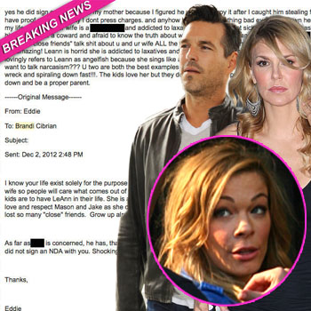 //brandi glanville response eddie email