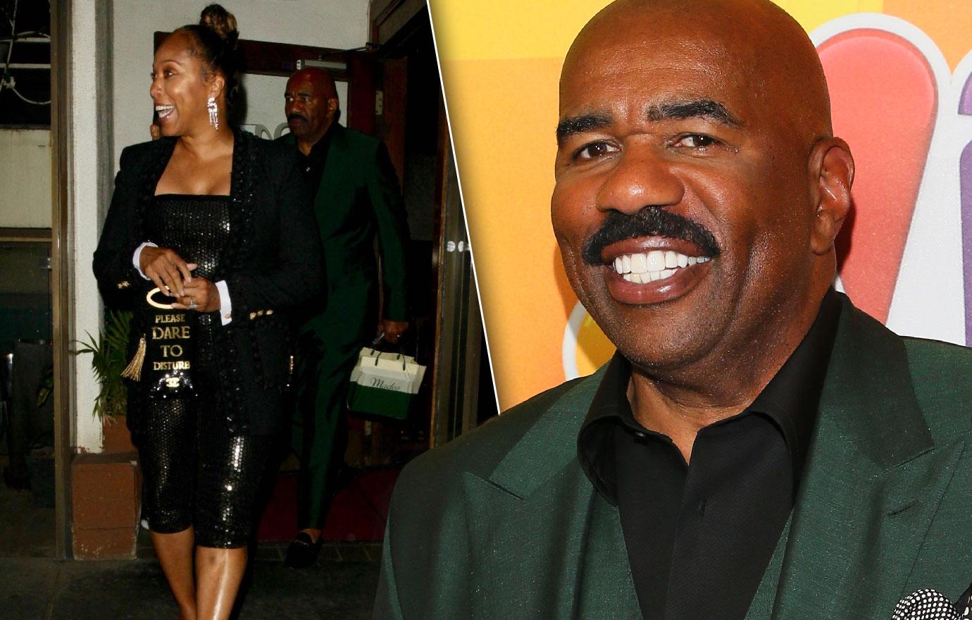 Steve Harvey Dinner Date With Wife