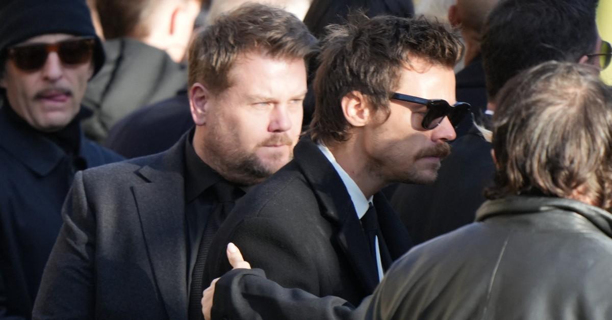 harry styles james corden funeral