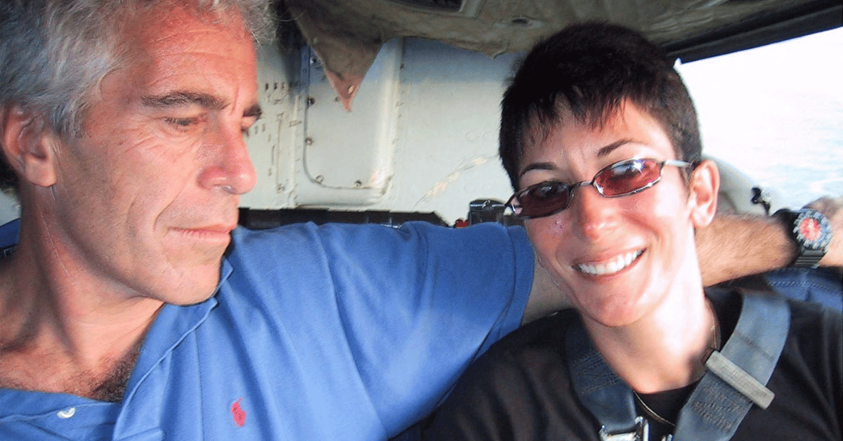 Photo of Ghislaine Maxwell and Jeffrey Epstein