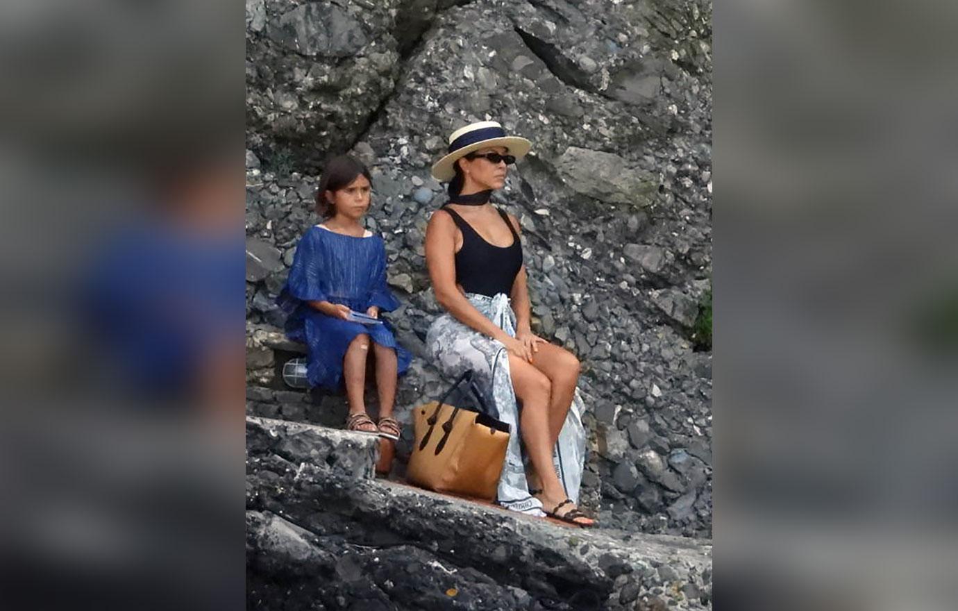 Kourtney Takes Boat Trip With Kids Amid Poosh Drama