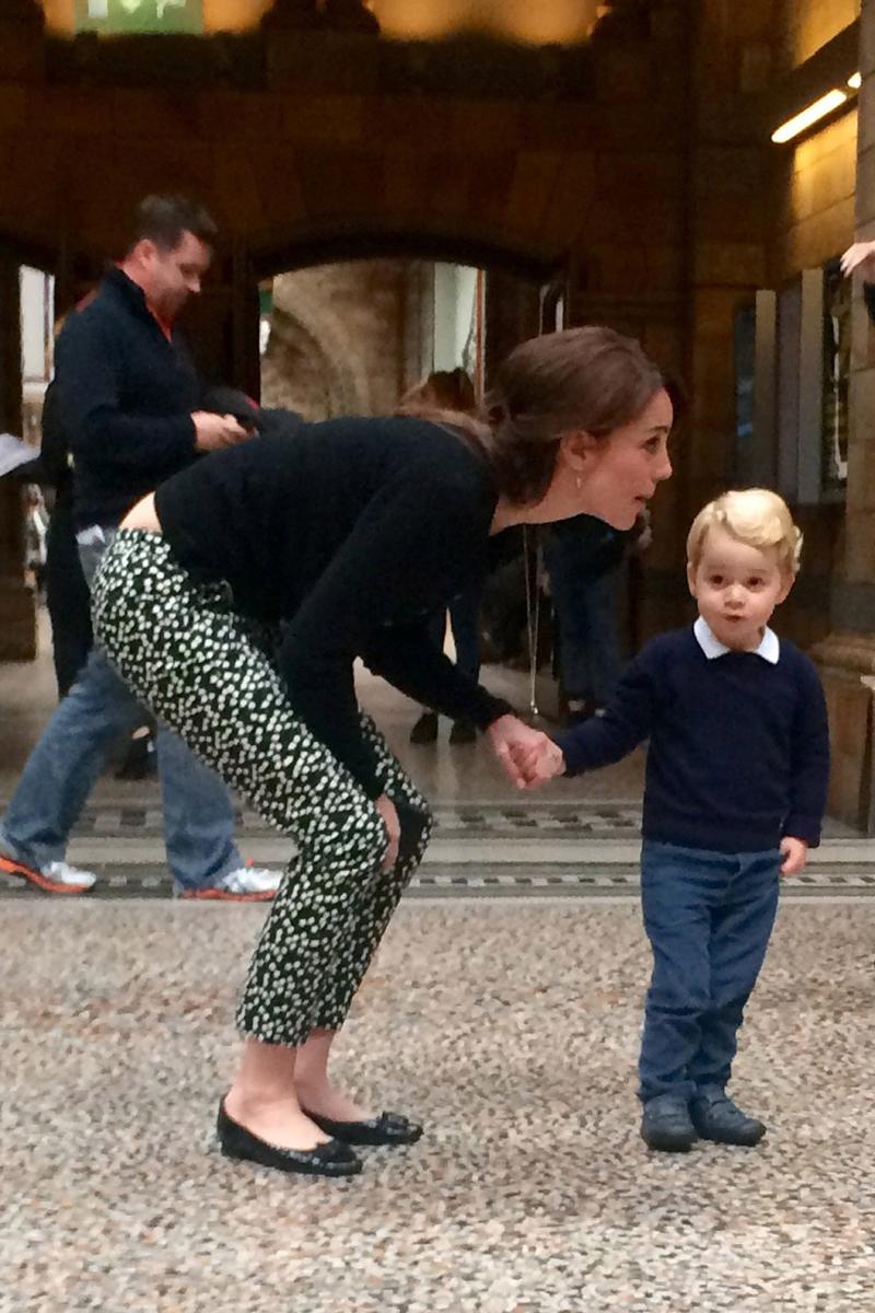 Kate Middleton Prince George Natural History Museum