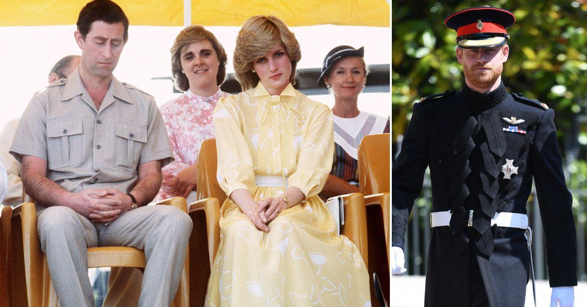 Photo of King Charles, Princess Diana and Prince Harry