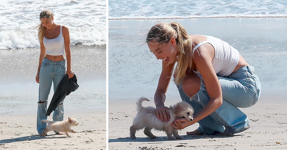 alex ren on beach in malibu