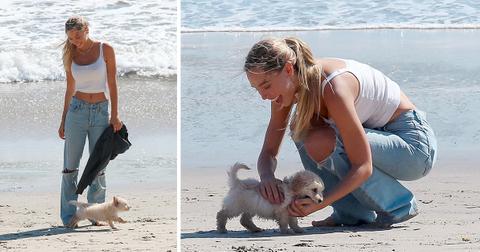 alex ren on beach in malibu