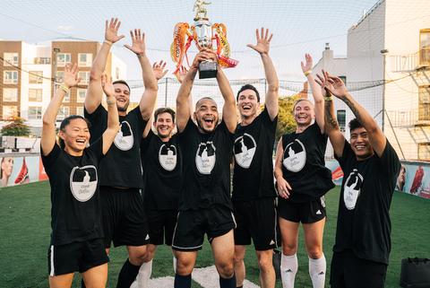 copa old parr champions of the casual division team black