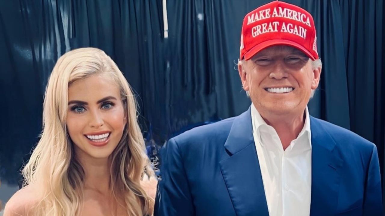 Katie Zacharia and Donald Trump
