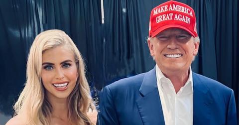 Katie Zacharia and Donald Trump