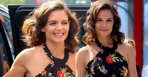 Katie Holmes NYFW Jamie Foxx