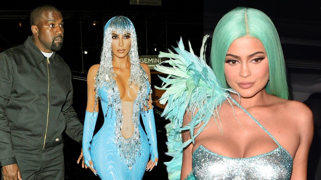 Met Gala 2019: Kendall & Kylie Jenner Walk Red Carpet in Versace