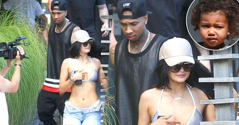 //gang all here tyga joins kardashian jenner clan st barths pp