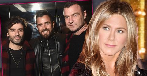 Justin Theroux Parties NYC Jen Aniston Birthday Brad Pitt