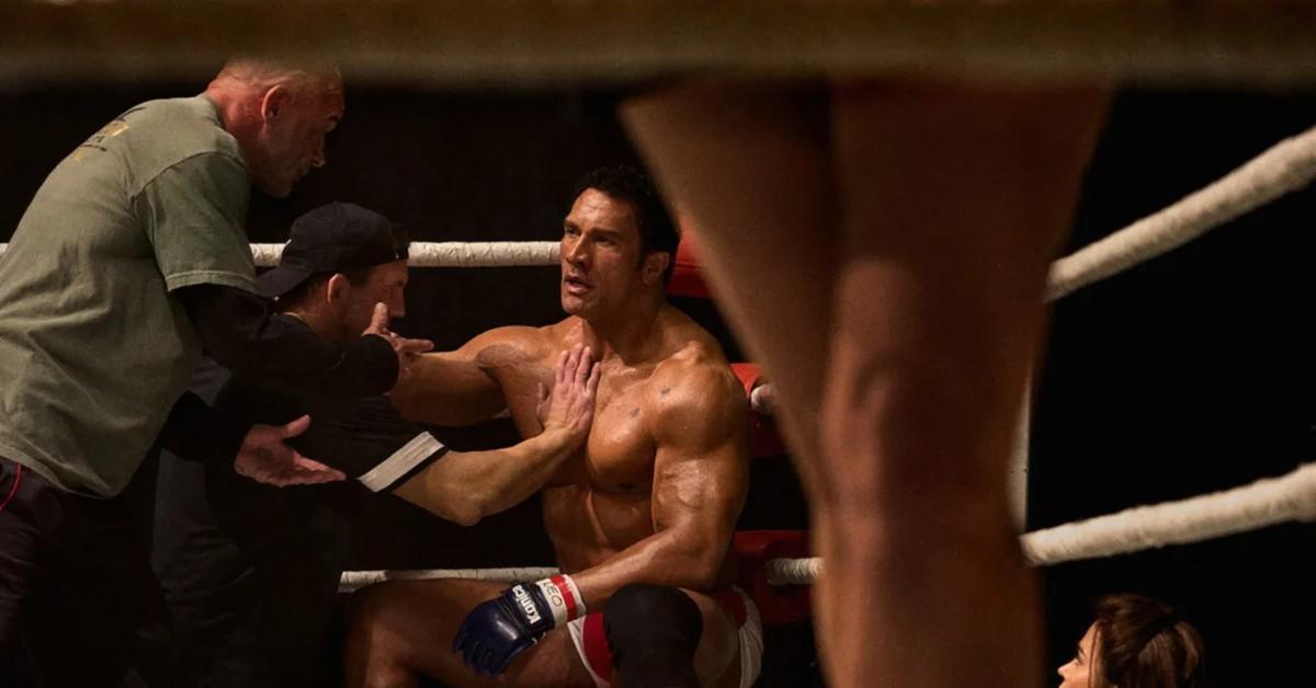 Photo of Dwayne 'The Rock' Johnson in 'The Smashing Machine'