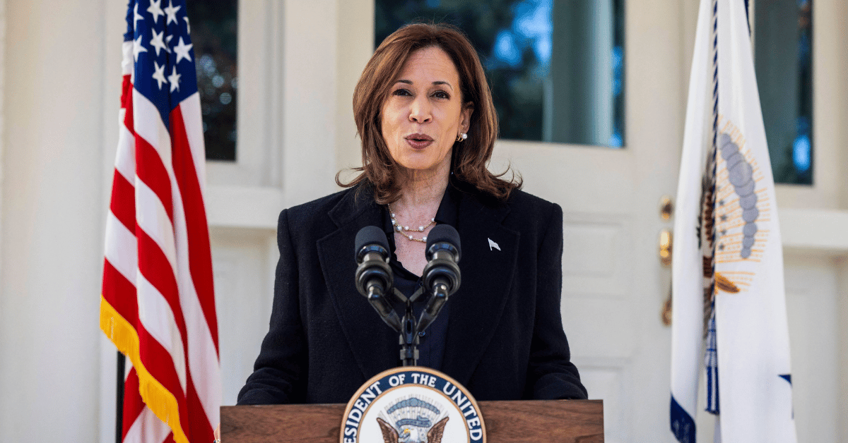 Composite photo of Kamala Harris.