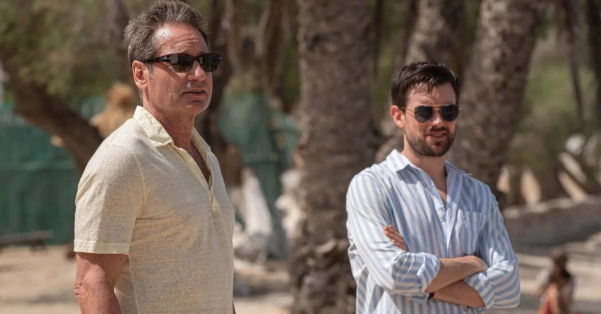 Photo of David Duchovny and Jack Whitehall