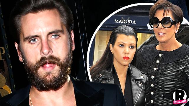 Scott Disick Baby Mama Kourtney Kardsahian Control Freak Momager Kris Jenner