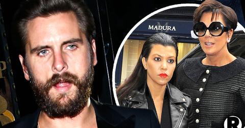 Scott Disick Baby Mama Kourtney Kardsahian Control Freak Momager Kris Jenner