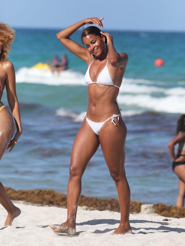 'Real Housewives Of Atlanta' star Claudia Jordan beach Miami