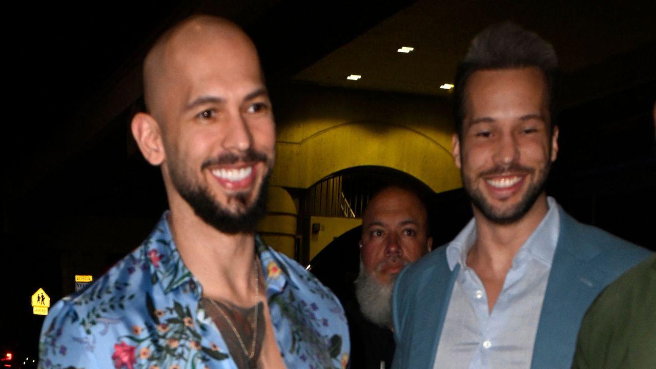A photo of Andrew and Tristan Tate