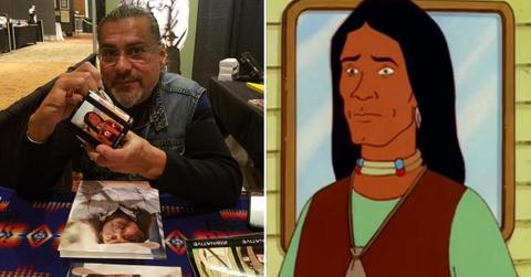 Split photo of Jonathan Joss, John Redcorn