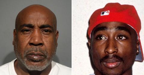 A photo of Duane Davis alongside a photo of Tupac Shakur