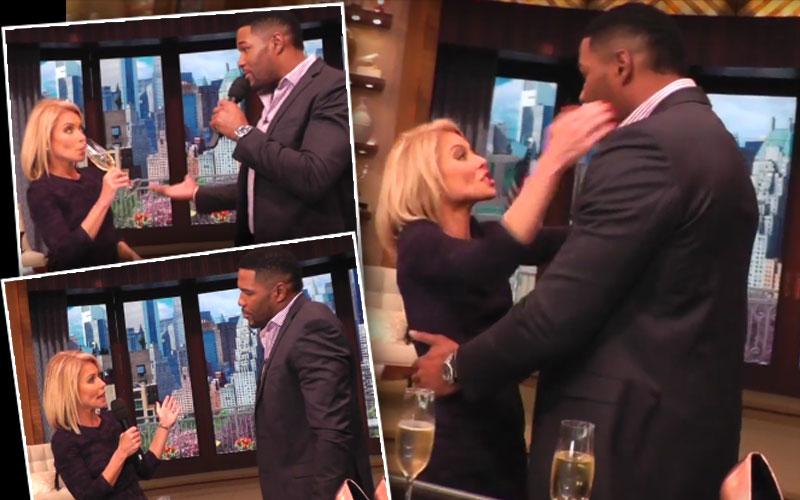 Caught On Camera Kelly Ripa Slams Michael Strahan And Abc Again 