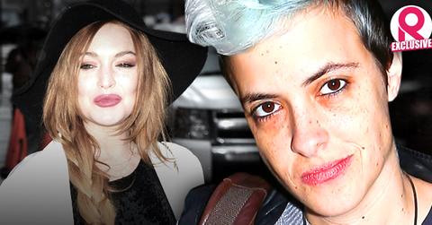 //lindsay lohan ex samantha ronson happy focused healthy wide