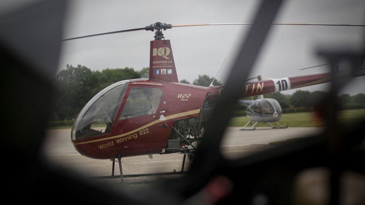 Photo of a helicopter